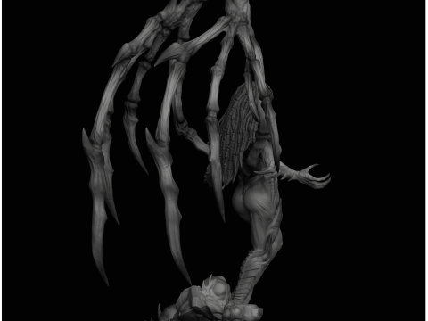 Sarah Kerrigan Queen of Blades StarCraft II 3D Принт Модель