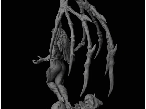 Sarah Kerrigan Queen of Blades StarCraft II 3D Print Model
