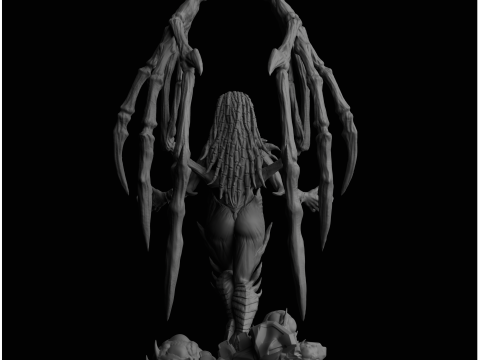 Sarah Kerrigan Queen of Blades StarCraft II 3D Принт Модель