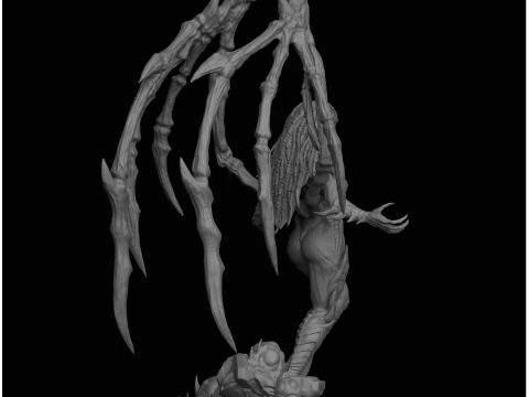 Sarah Kerrigan Queen of Blades StarCraft II 3D Print Model