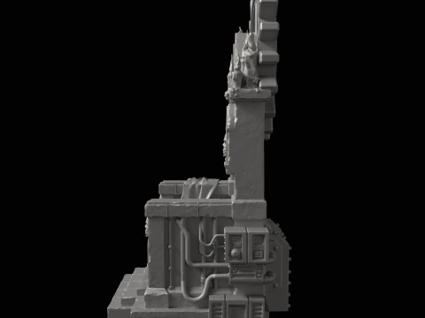 Imperial Throne 3D Printable Miniature 3D Print Model