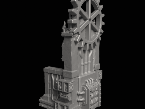 Imperial Throne 3D Printable Miniature 3D Print Model