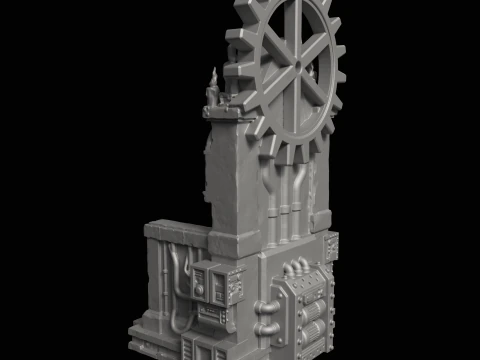 Imperial Throne 3D Printable Miniature 3D Print Model