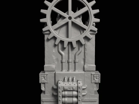 Imperial Throne 3D Printable Miniature 3D Print Model