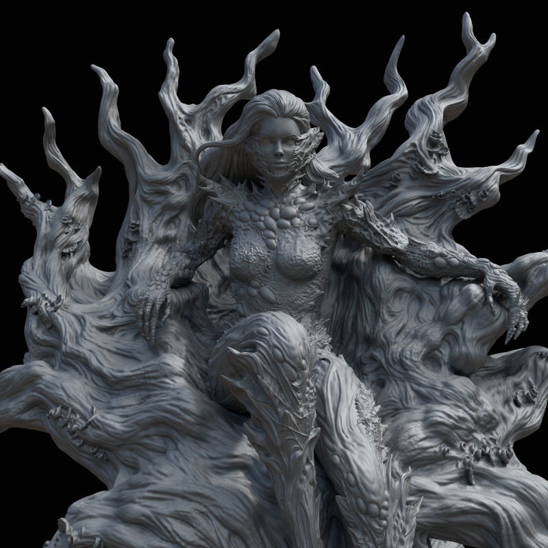Hiedra venenosa con disfraz de hongo inspirada en la serie de cómics de 2022 Modelo de impresión 3D .c4d .max .obj .3ds .fbx .stl .blend 