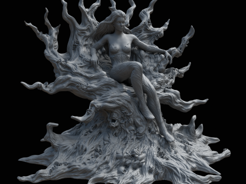 Poison Ivy in Classic Costume Inspired by DC Comics 3D 打印模型
