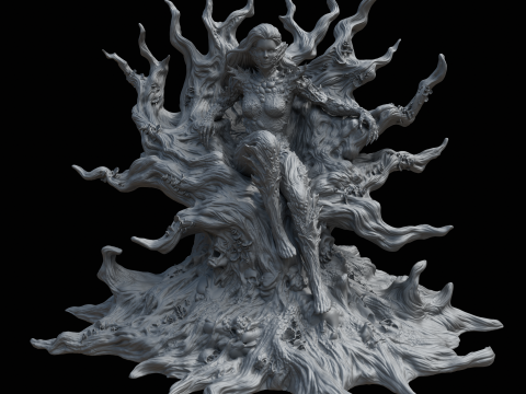 Poison Ivy in Classic and Fungal Costumes Inspired by DC Comics Model Cetak 3D