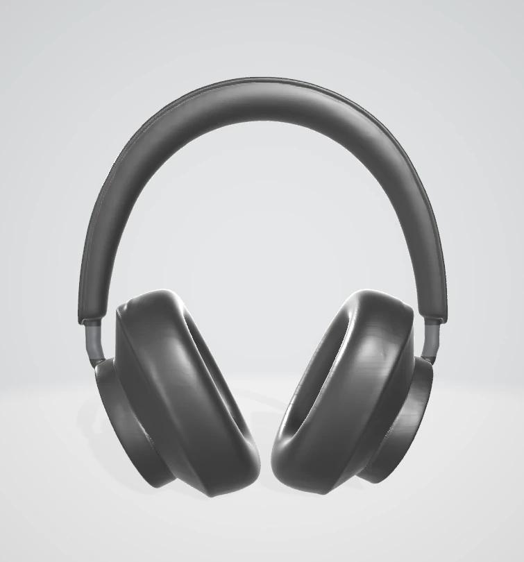 Over-ear headphones 3D Model .c4d .max .obj .3ds .fbx .stl .blend 