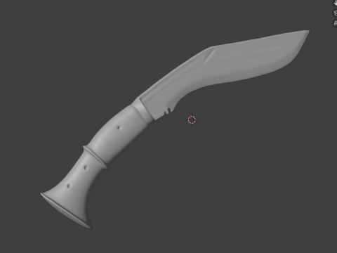 Curved Saber Model 3D