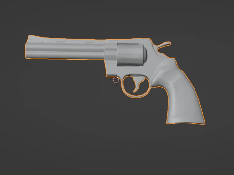 Revolver 3D Model