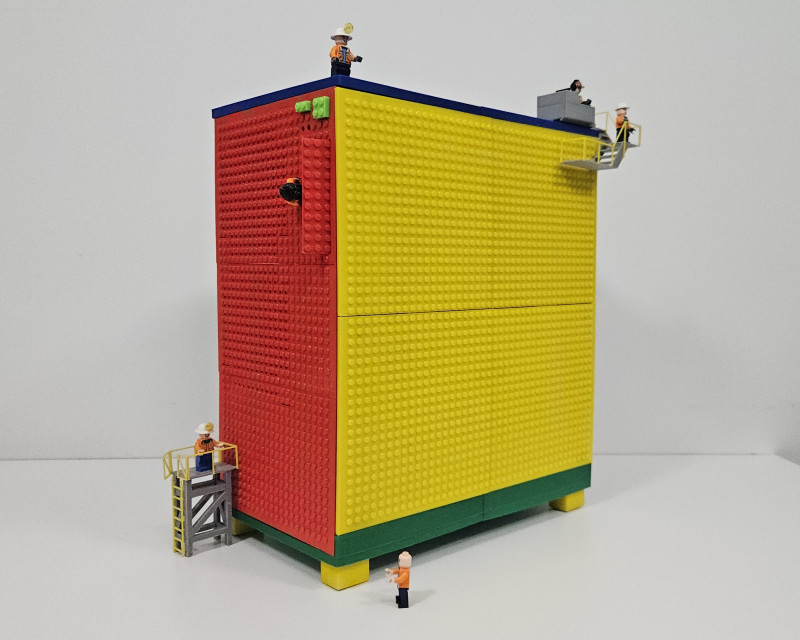 LEGO-Inspired PC Case Design 3D Принт Модель .c4d .max .obj .3ds .fbx .stl .blend