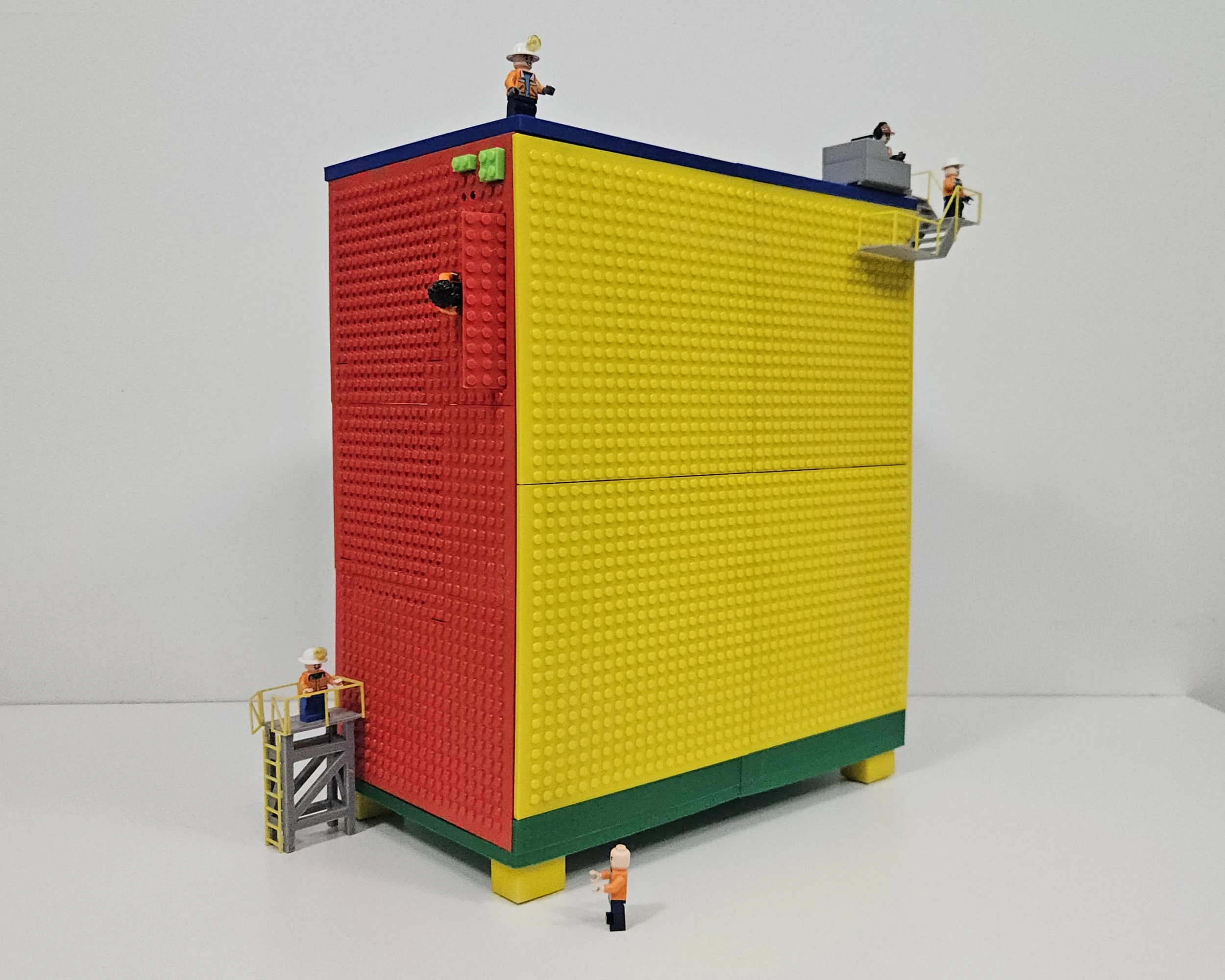 Design del case del PC ispirato ai LEGO Modello di stampa 3D .c4d .max .obj .3ds .fbx .stl .blend 