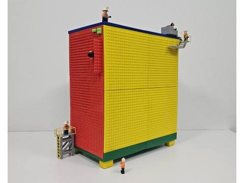 LEGO-Inspired PC Case Design 3D Принт Модель