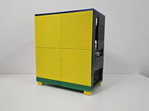 Design del case del PC ispirato ai LEGO Modello di stampa 3D