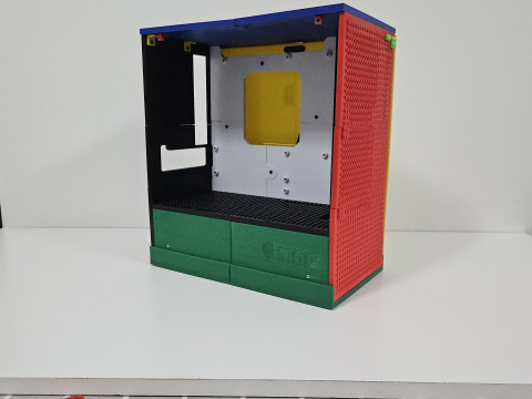LEGO-Inspired PC Case Design 3D Принт Модель