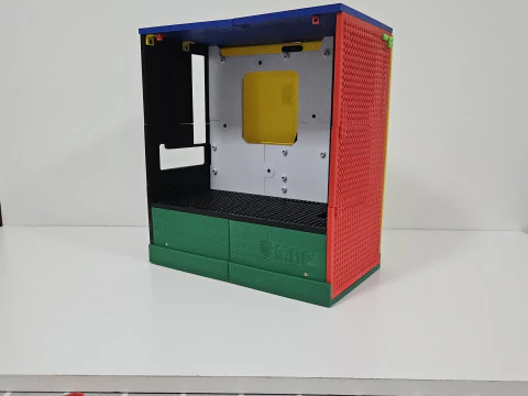Design del case del PC ispirato ai LEGO Modello di stampa 3D