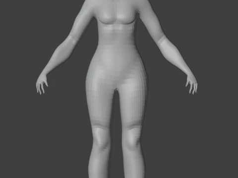 Kadın v&uuml;cut modeli 3D Model
