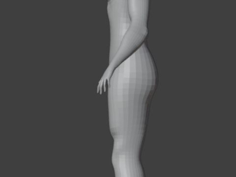 Female body model 3D Model