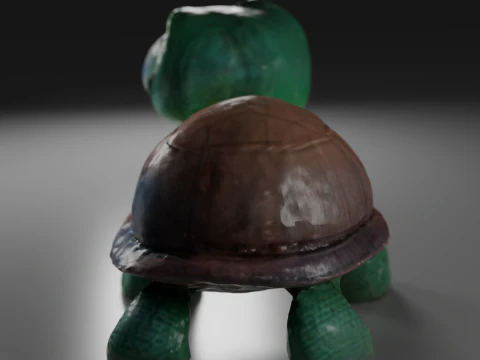 Turbo Turtle 3D Print Model