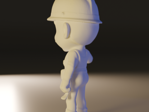 Worker 3D 打印模型