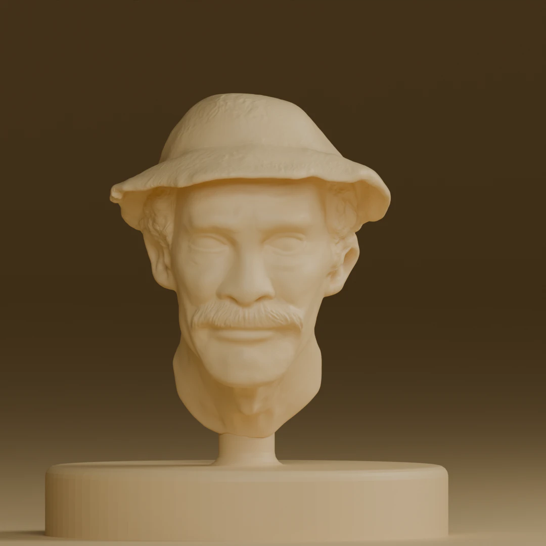 Don Ramon 3D Print Model .c4d .max .obj .3ds .fbx .stl .blend 