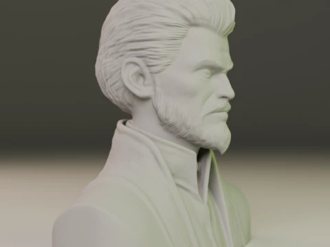 라스 알 굴 3D 프린트 모델