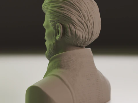 라스 알 굴 3D 프린트 모델