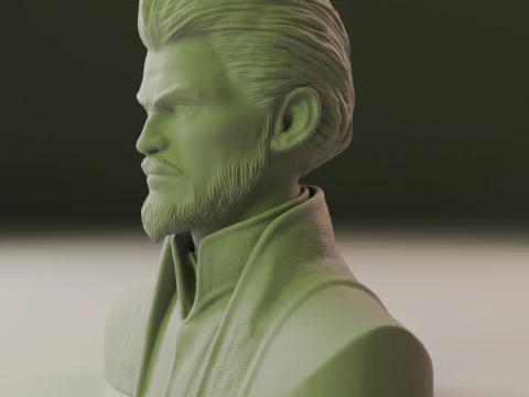 라스 알 굴 3D 프린트 모델