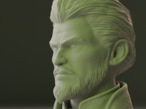 Ras al Ghul 3D Принт Модель