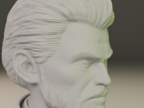 Ras al Ghul 3D Принт Модель
