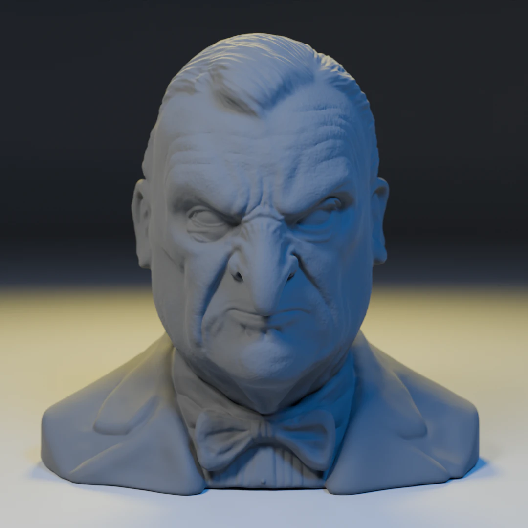 Penguin 3D Print Model .c4d .max .obj .3ds .fbx .stl .blend 