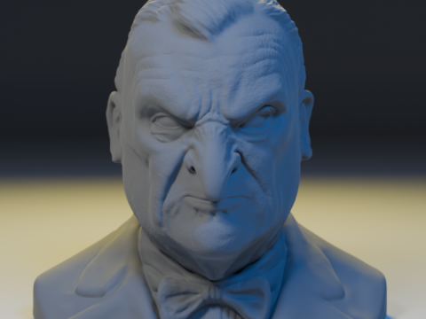 Penguin Model Cetak 3D