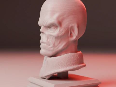 Red Skull 3D Print Model
