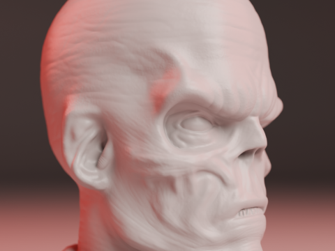 Red Skull Modèles 3D en vedette
