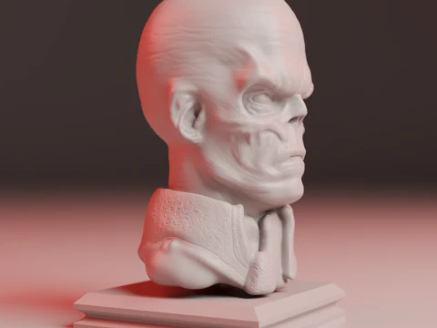 Red Skull 3D Print Model