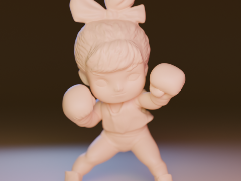 Valentina fighter 3D Print Model