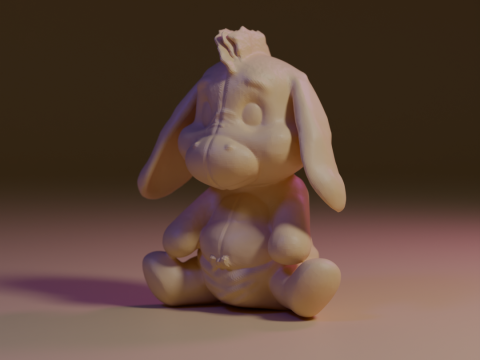 Eeyore 3D Baskı Modeli