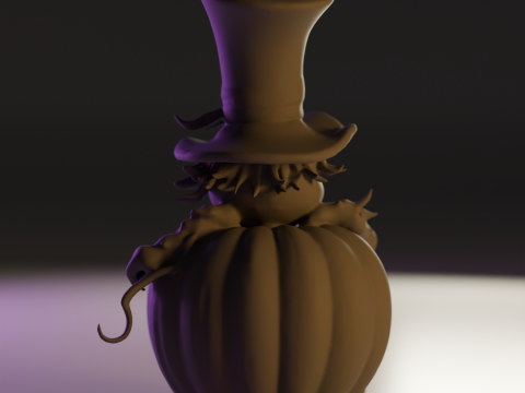 Devil pumpkin Modelo de impresión 3D