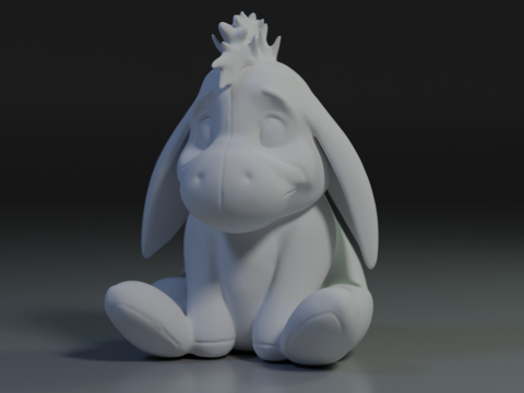 Eeyore 3D Baskı Modeli