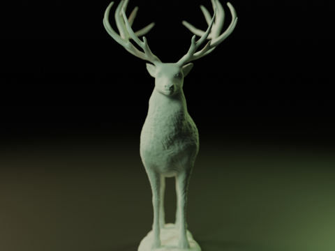 Young deer 3D Baskı Modeli
