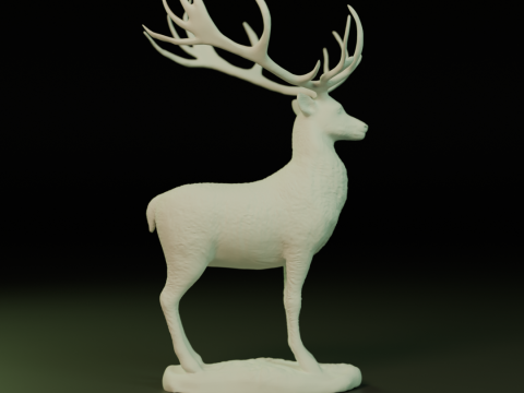 Young deer Modello di stampa 3D