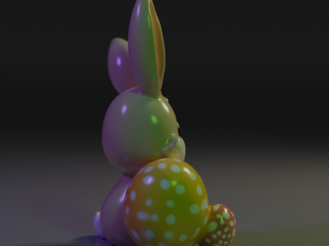 Easter bunny Modello di stampa 3D