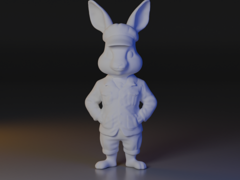 Delivery rabbit 3D Baskı Modeli