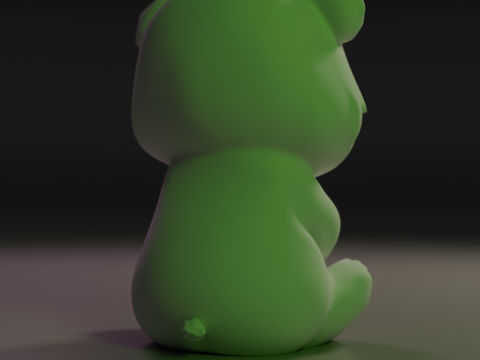 Cute panda bear Modelo de Impressão 3D