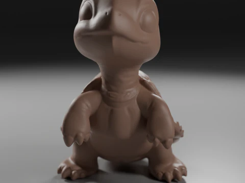Cute turtle 3D Print Model