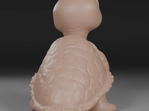 Cute turtle 3D Print Model
