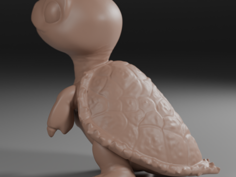 Cute turtle Modello di stampa 3D