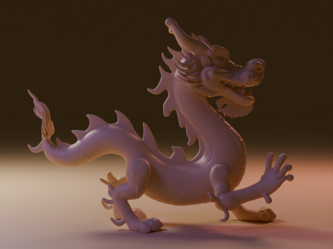 Chinese dragon 3D-Druckmodell