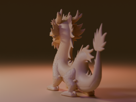 Chinese dragon Model do druku 3D