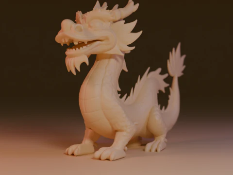 Chinese dragon 3D Print Model